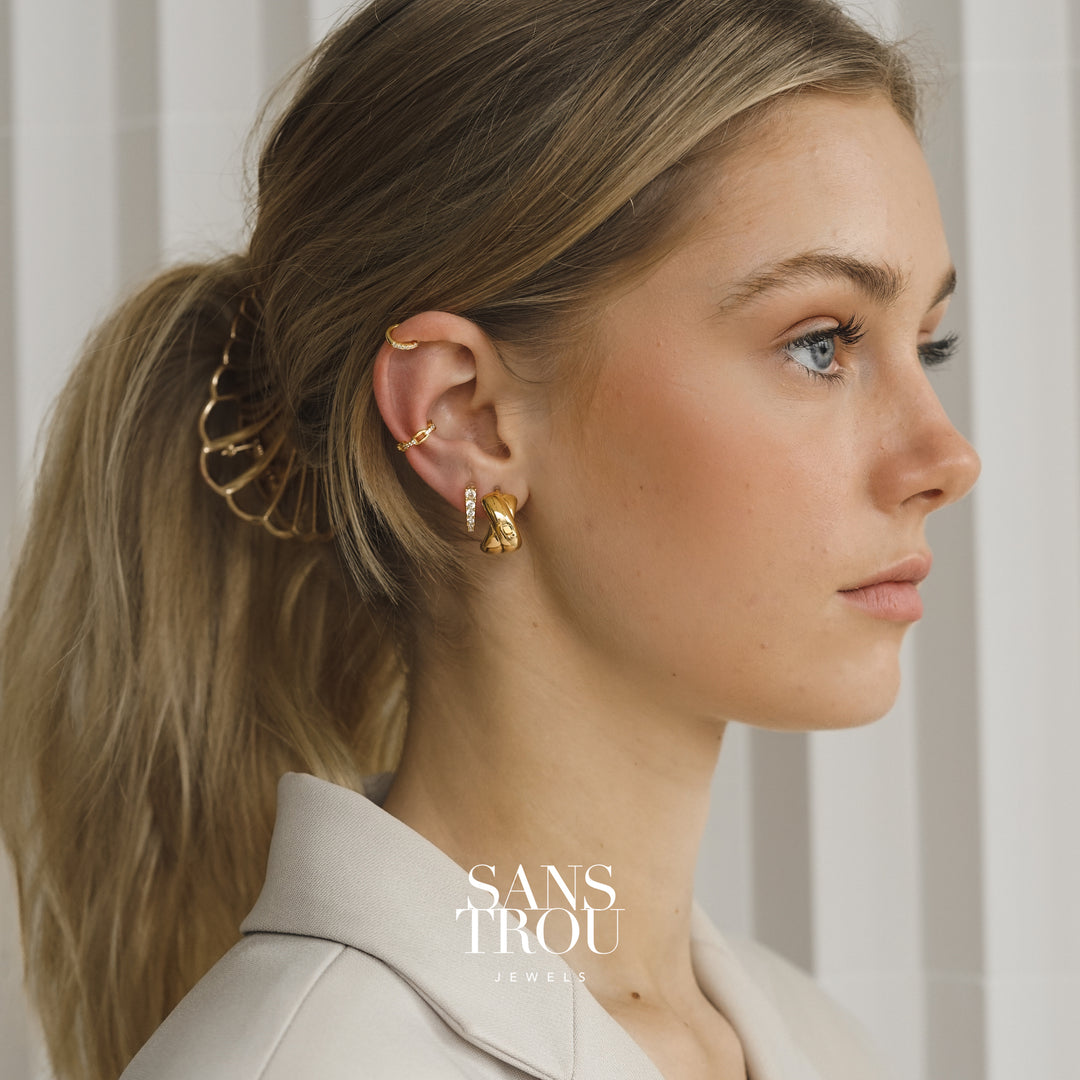 Aline Clip-On Stud Earrings