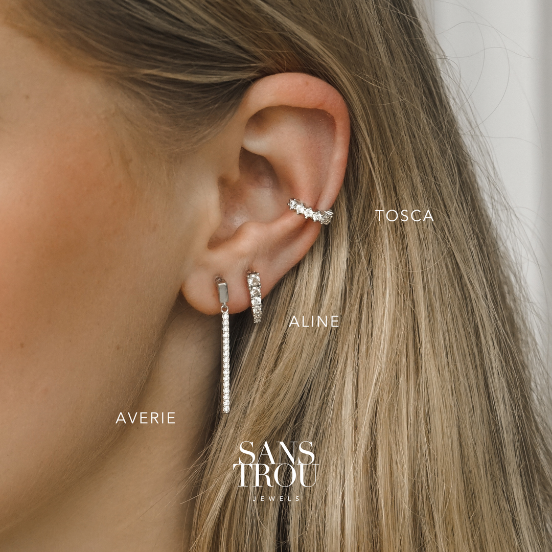 Tosca Ear Cuff - Silver