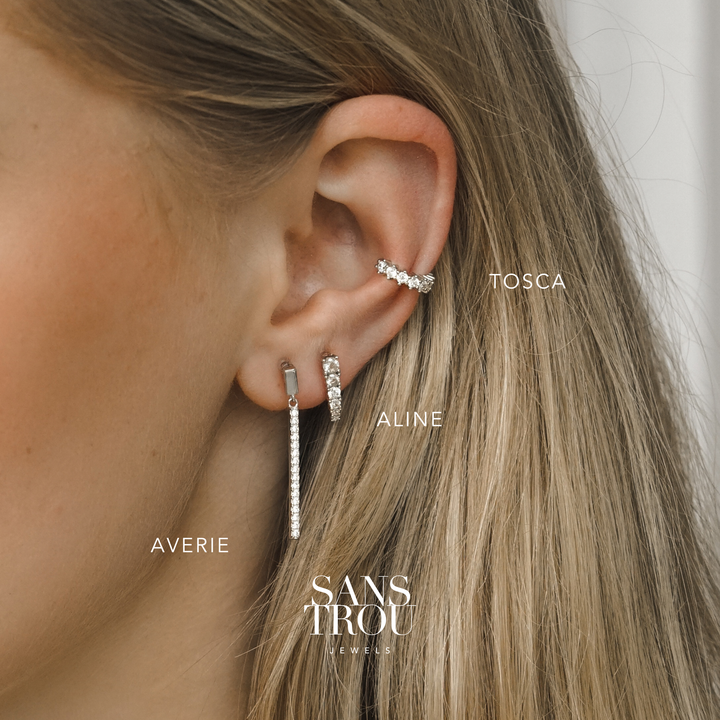 Tosca Ear Cuff - Silver
