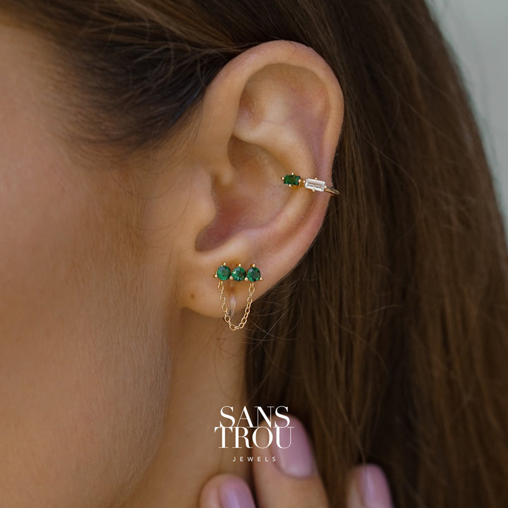 Aviva Clip-On Stud Earrings - Classic Clip (L)