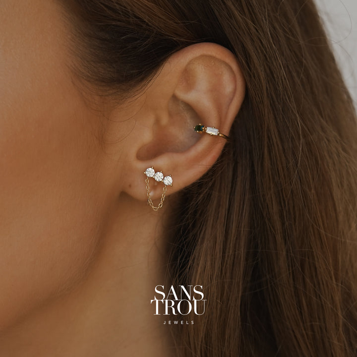 Aviva Clip-On Stud Earrings