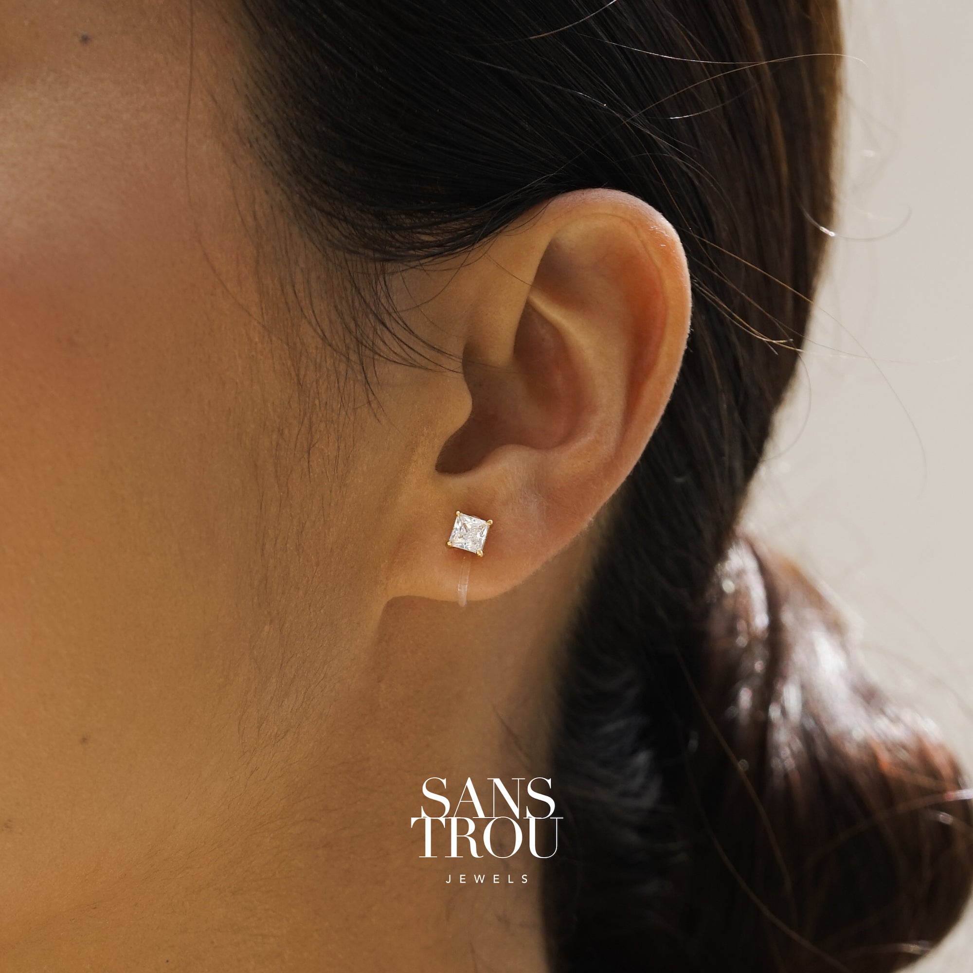 Belle Petite Clip-On Stud Earrings