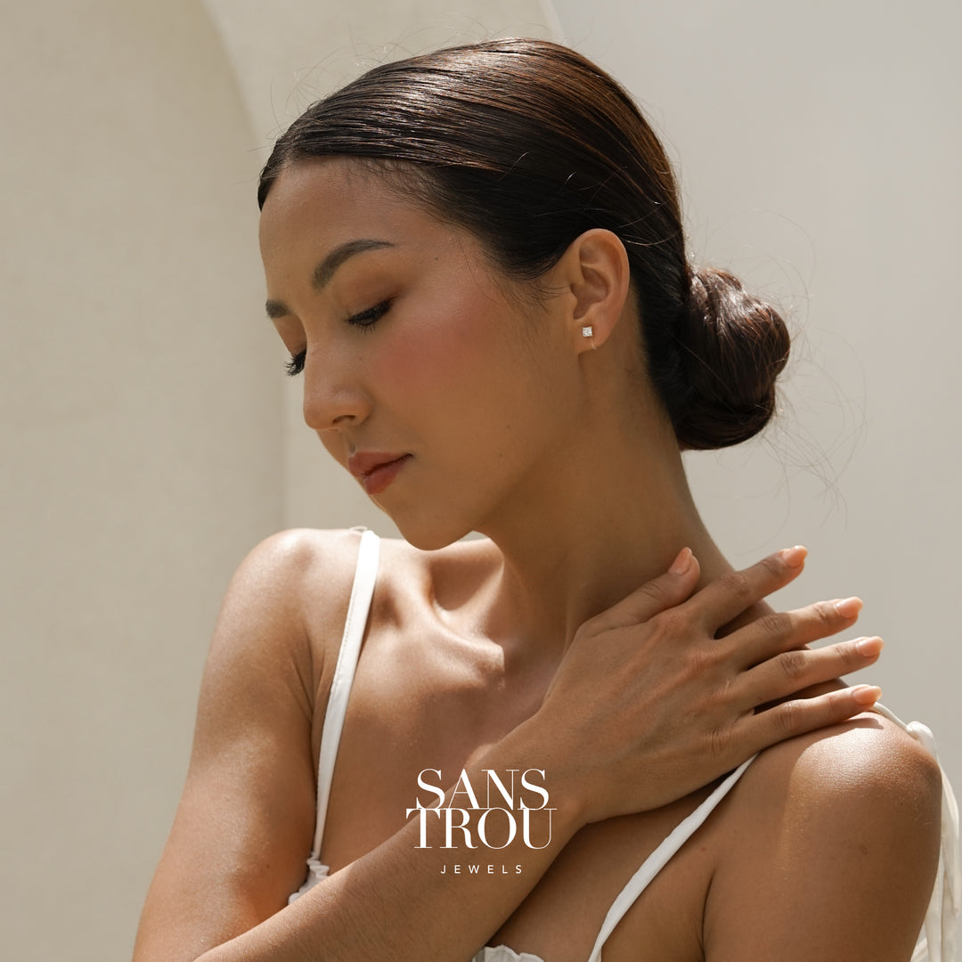 Belle Petite Clip-On Stud Earrings - Classic Clip (L)