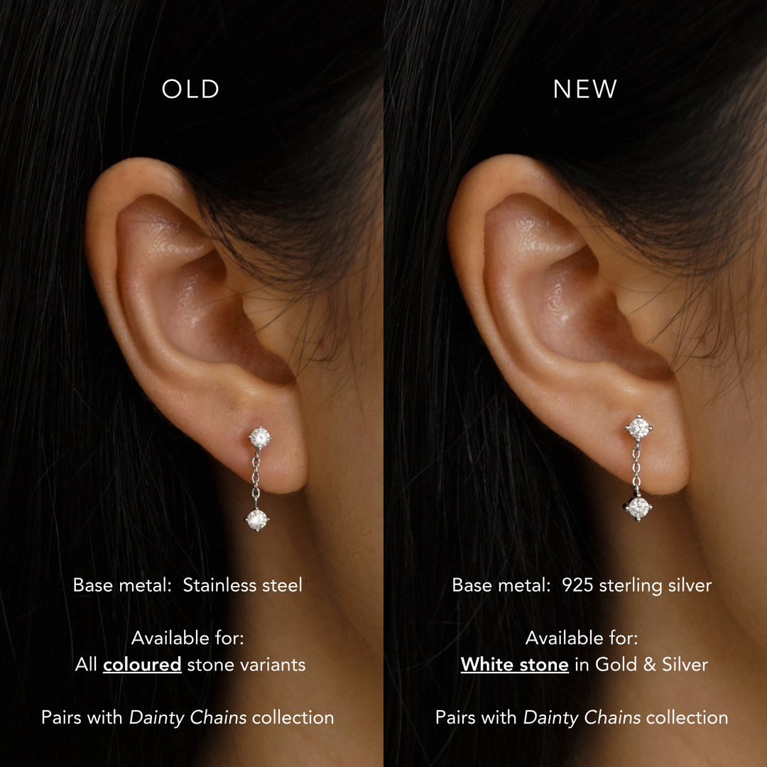 Bellona Clip-On Earrings - Silver - Classic Clip (L)