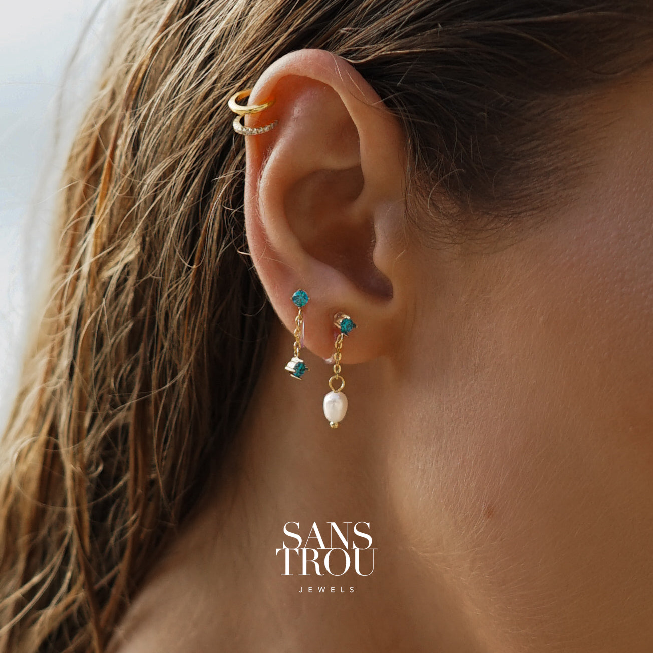 Tatiana Pearl Clip-On Earrings