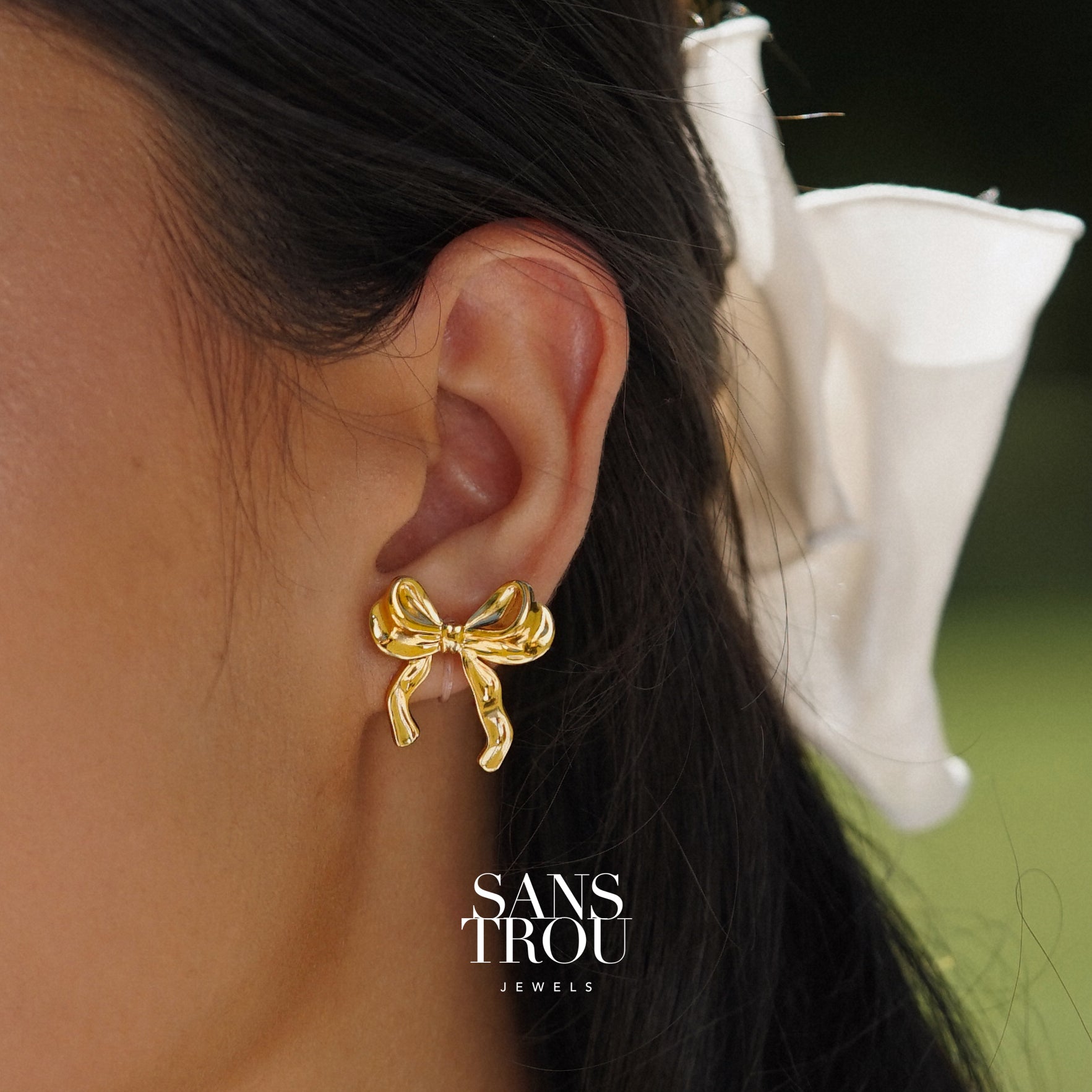 Kora Bow Clip-On Earrings