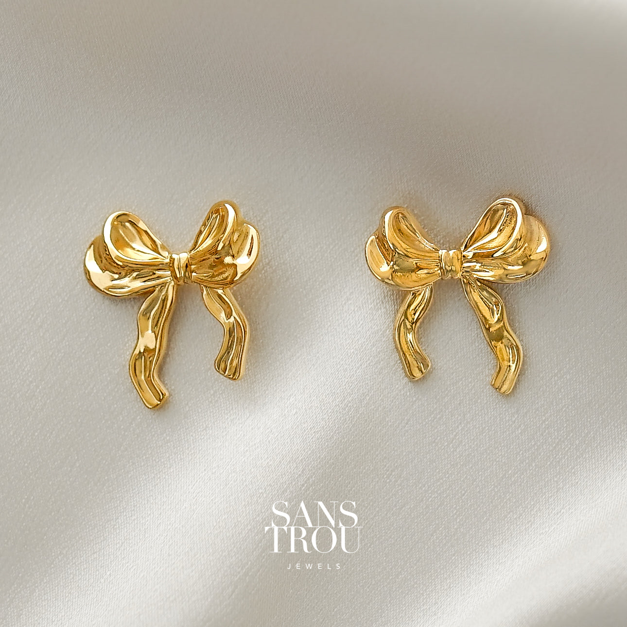 Kora Bow Clip-On Earrings