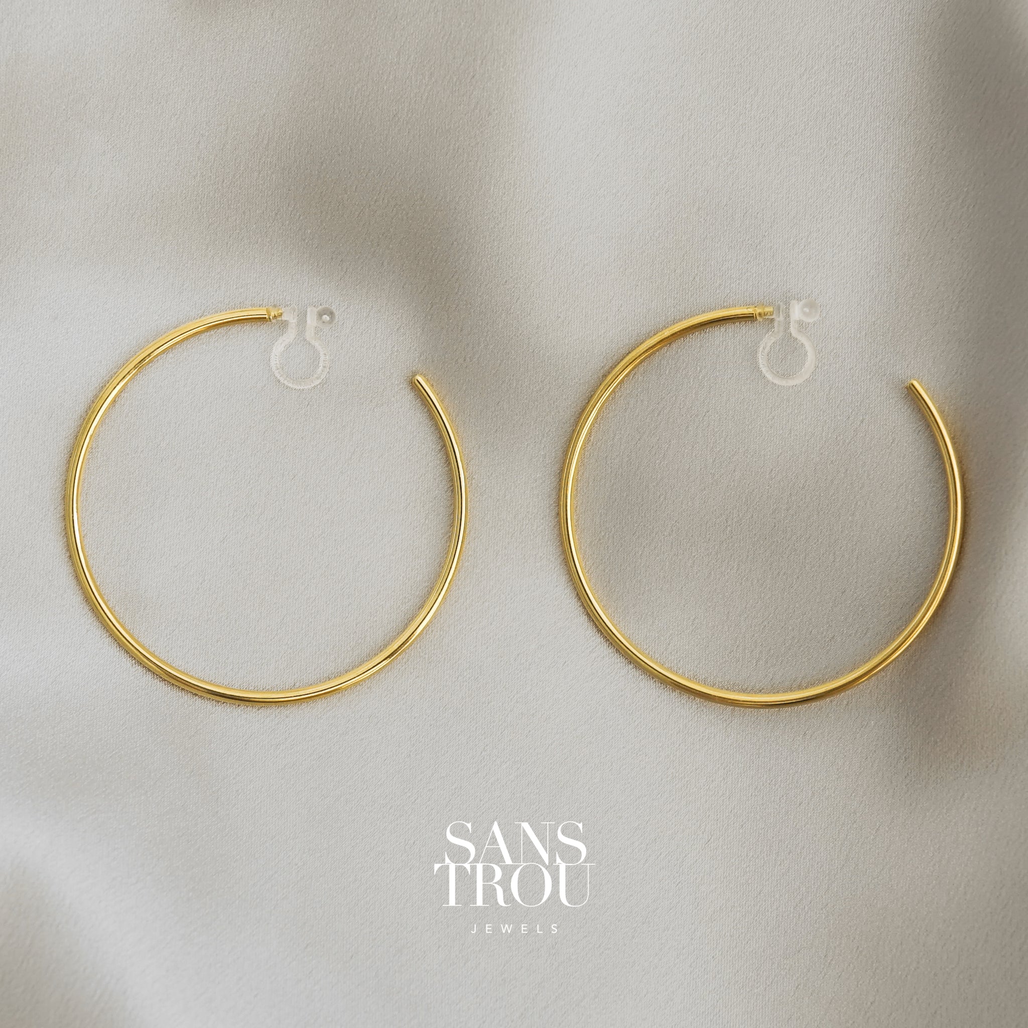 Briar Clip-On Hoop Earrings