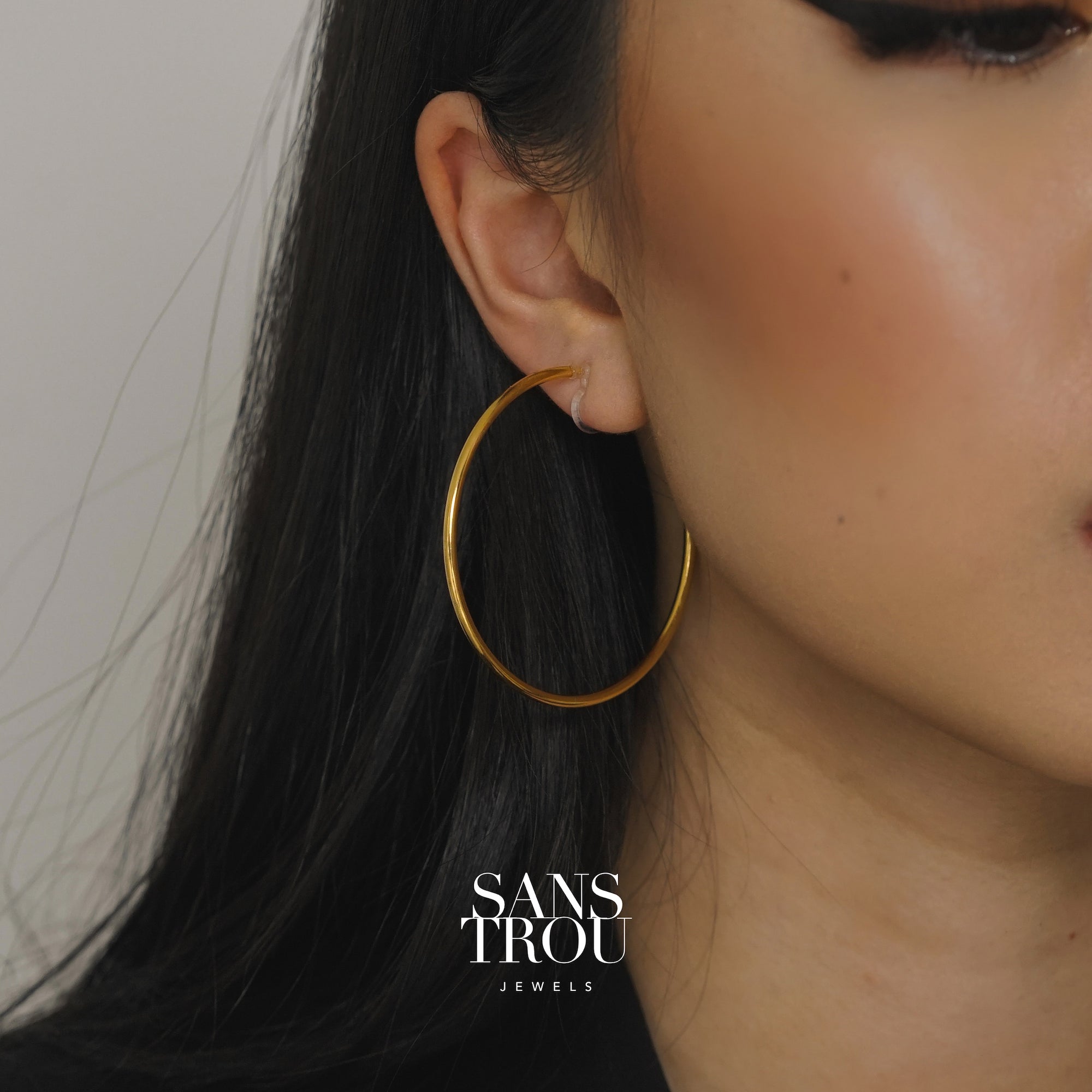 Briar Clip-On Hoop Earrings