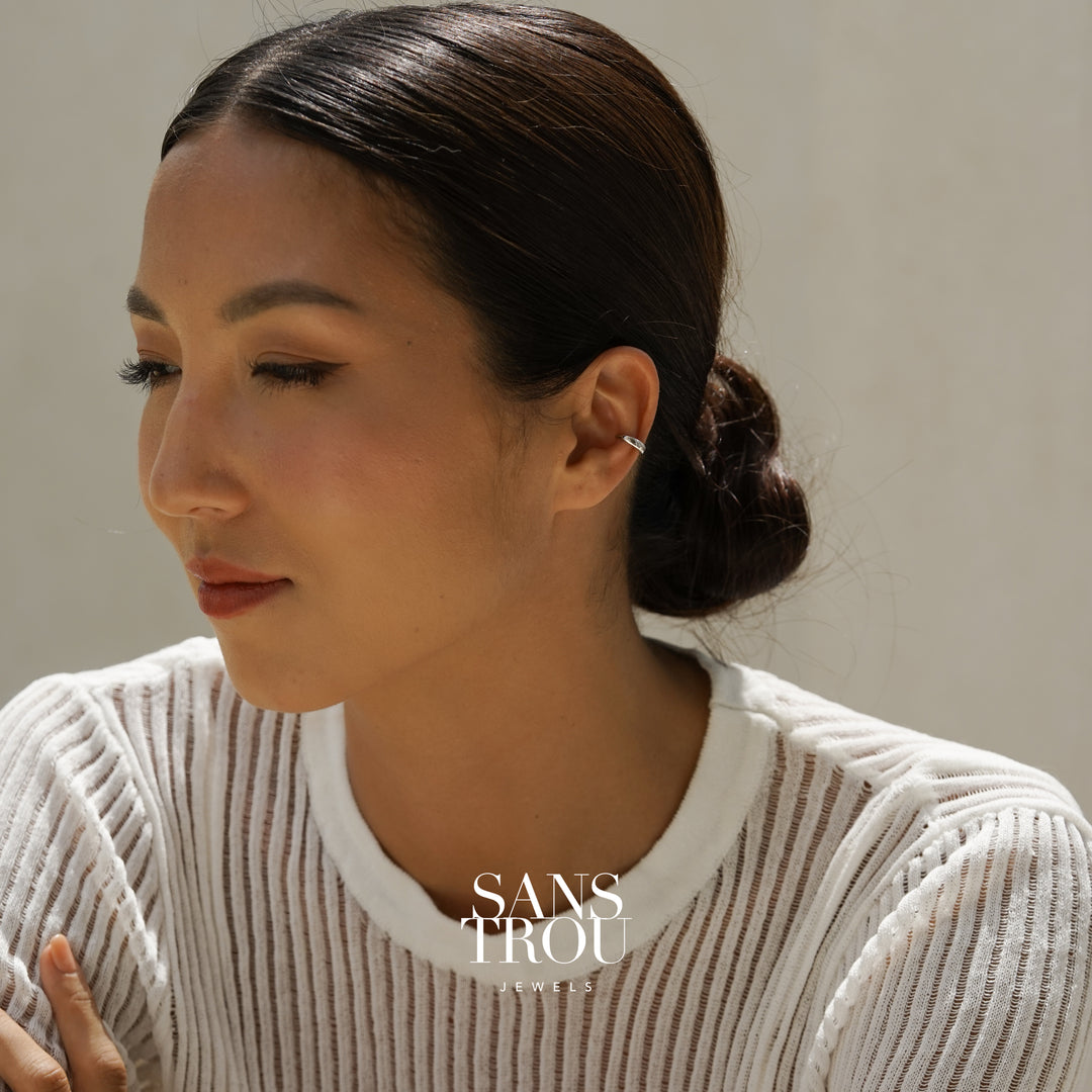 Clarke Ear Cuff - Silver