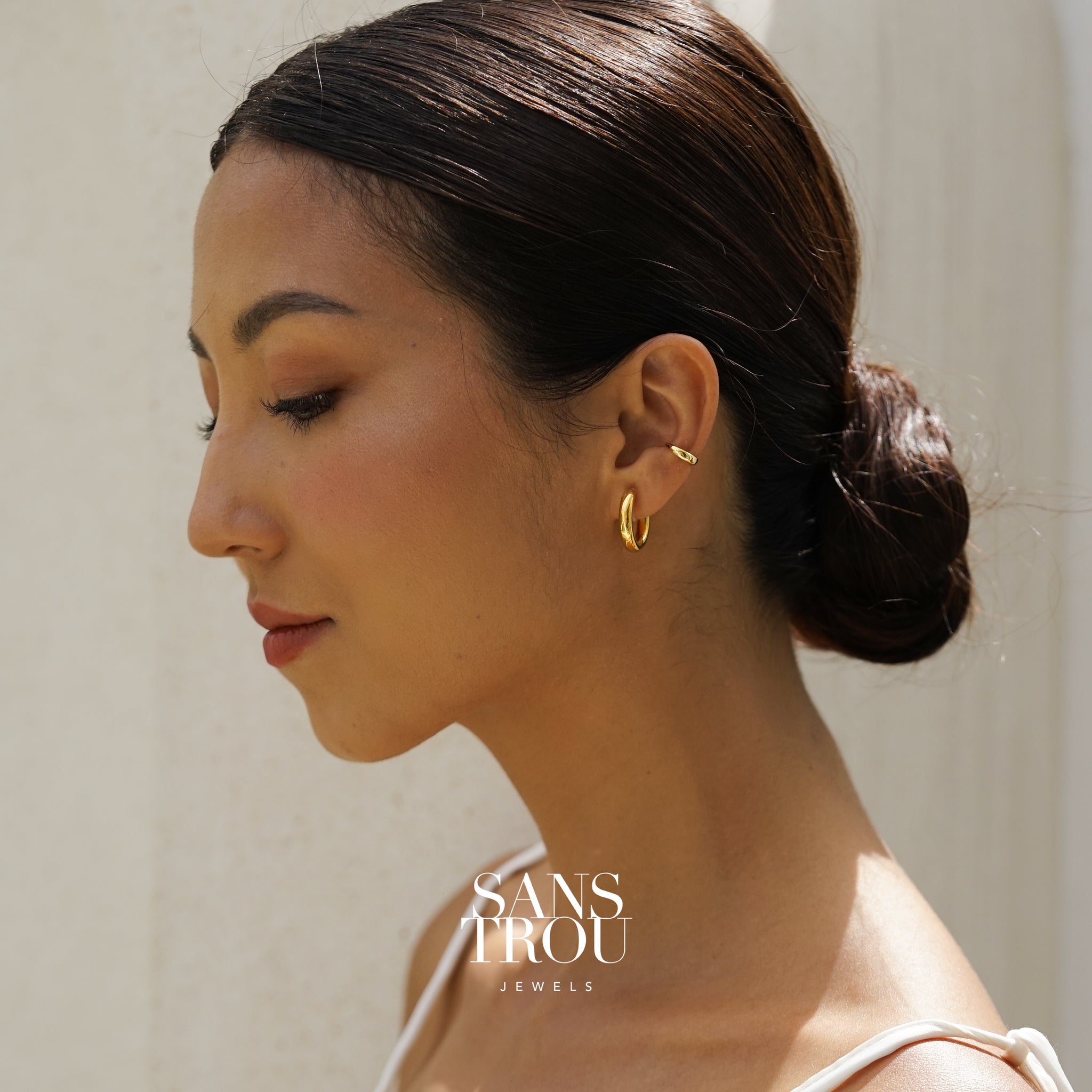 Yvette Clip-On Hoop Earrings