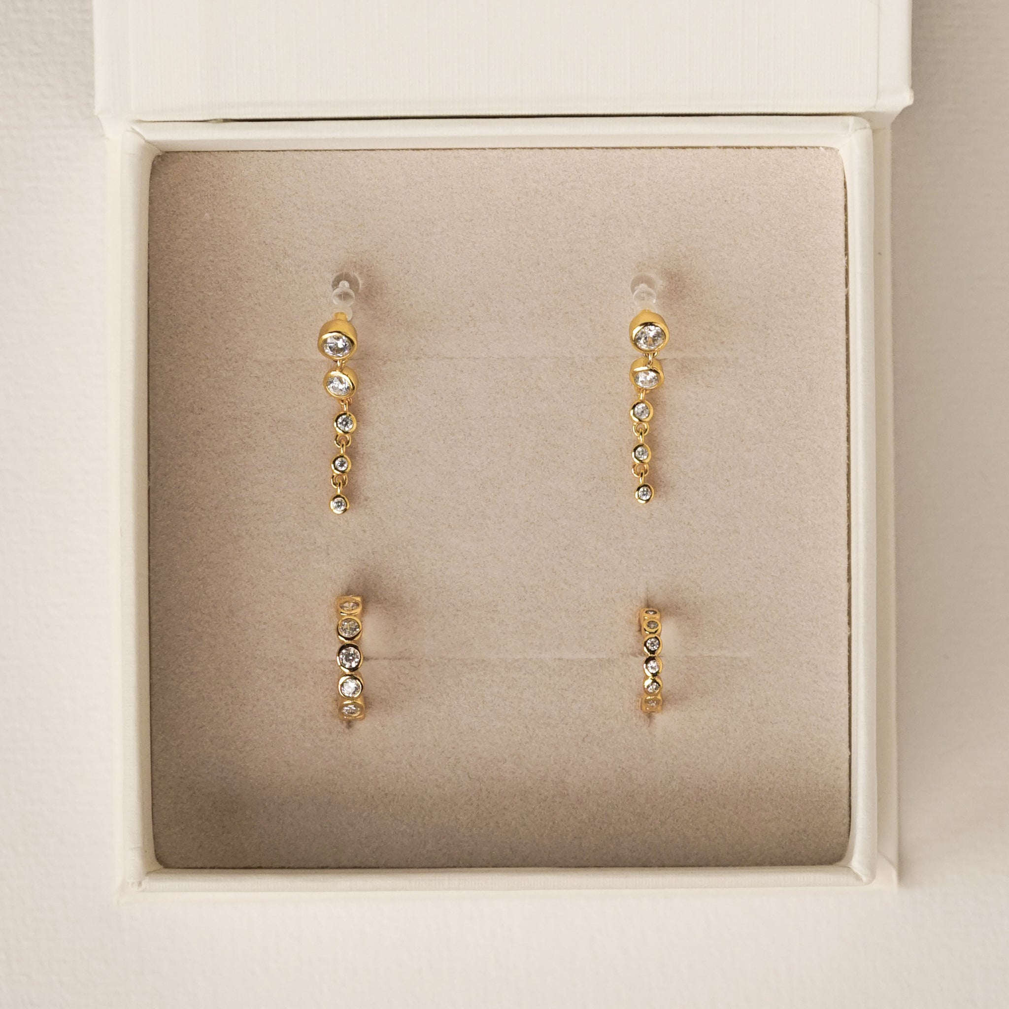 Bezel Clip-On & Ear Cuff Set