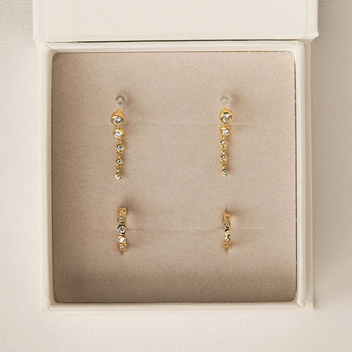 Bezel Clip-On & Ear Cuff Set