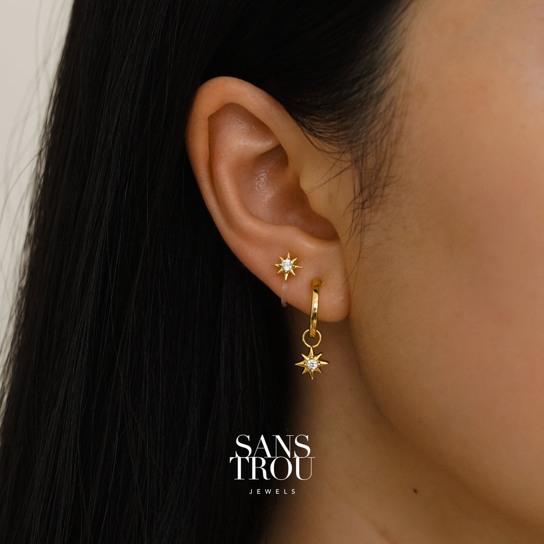 Kaia Clip-On Huggie Earrings