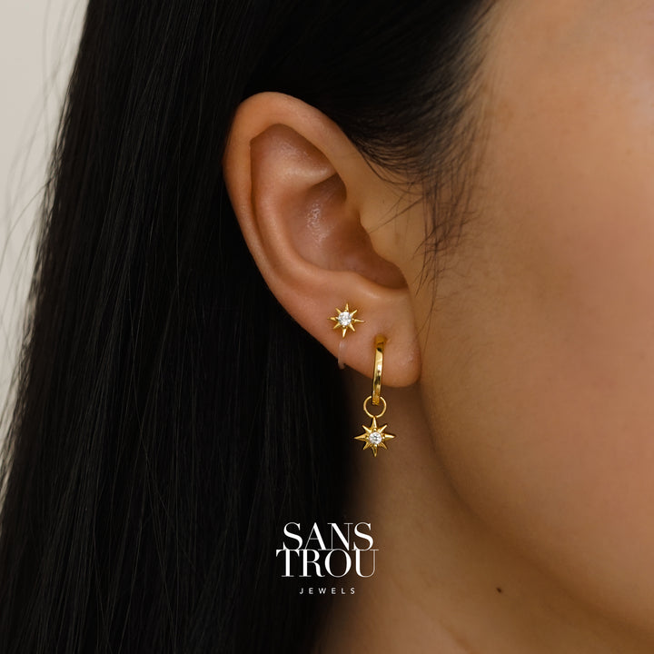 Kaia Clip-On Huggie Earrings