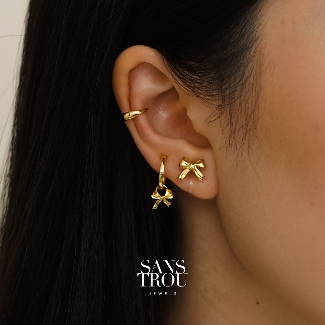 Whitley Bow Clip-On Stud Earrings