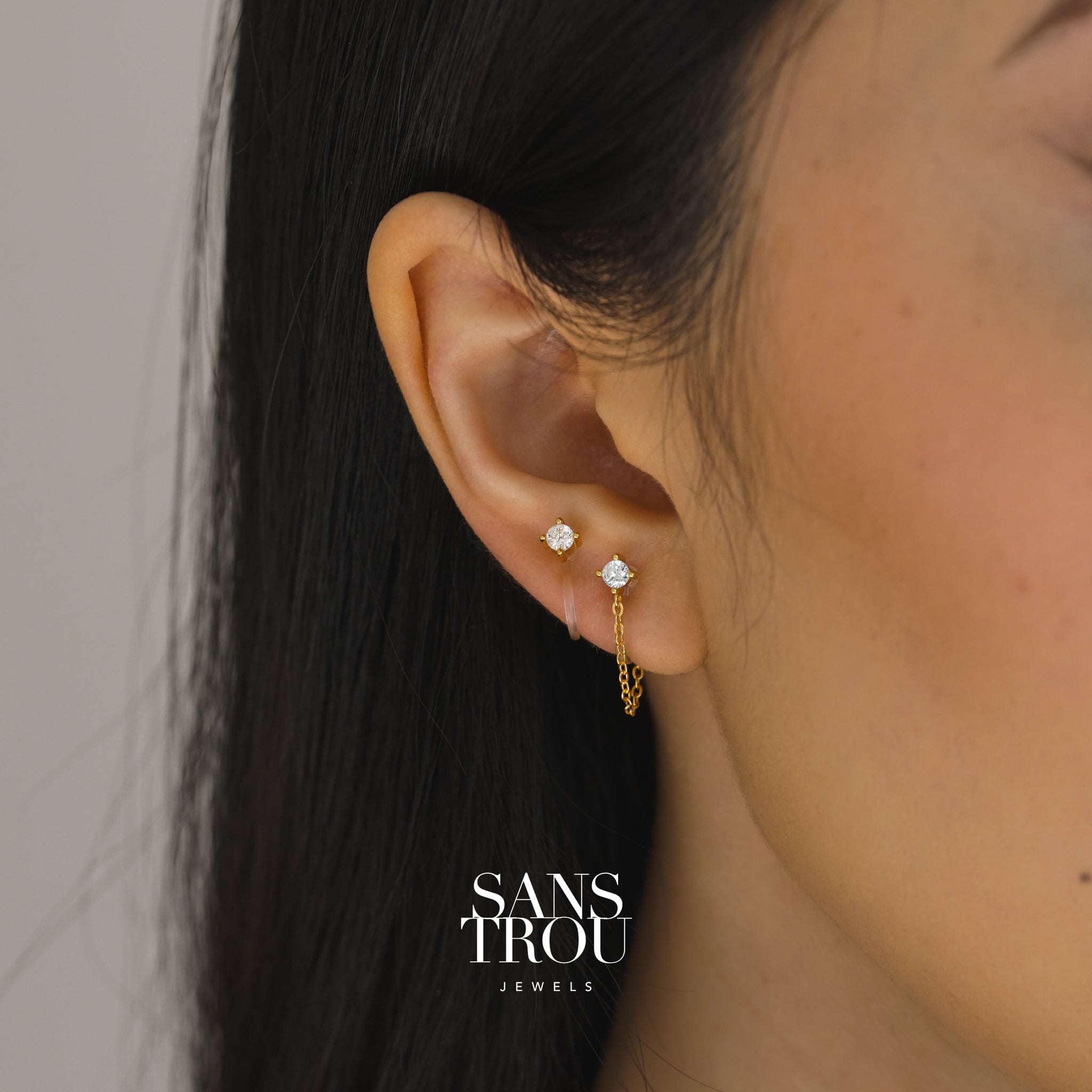 Codi Clip-On Stud Earrings