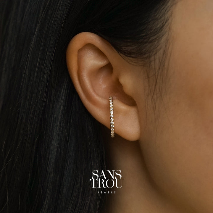Cosima Pavé Lobe Ear Cuff