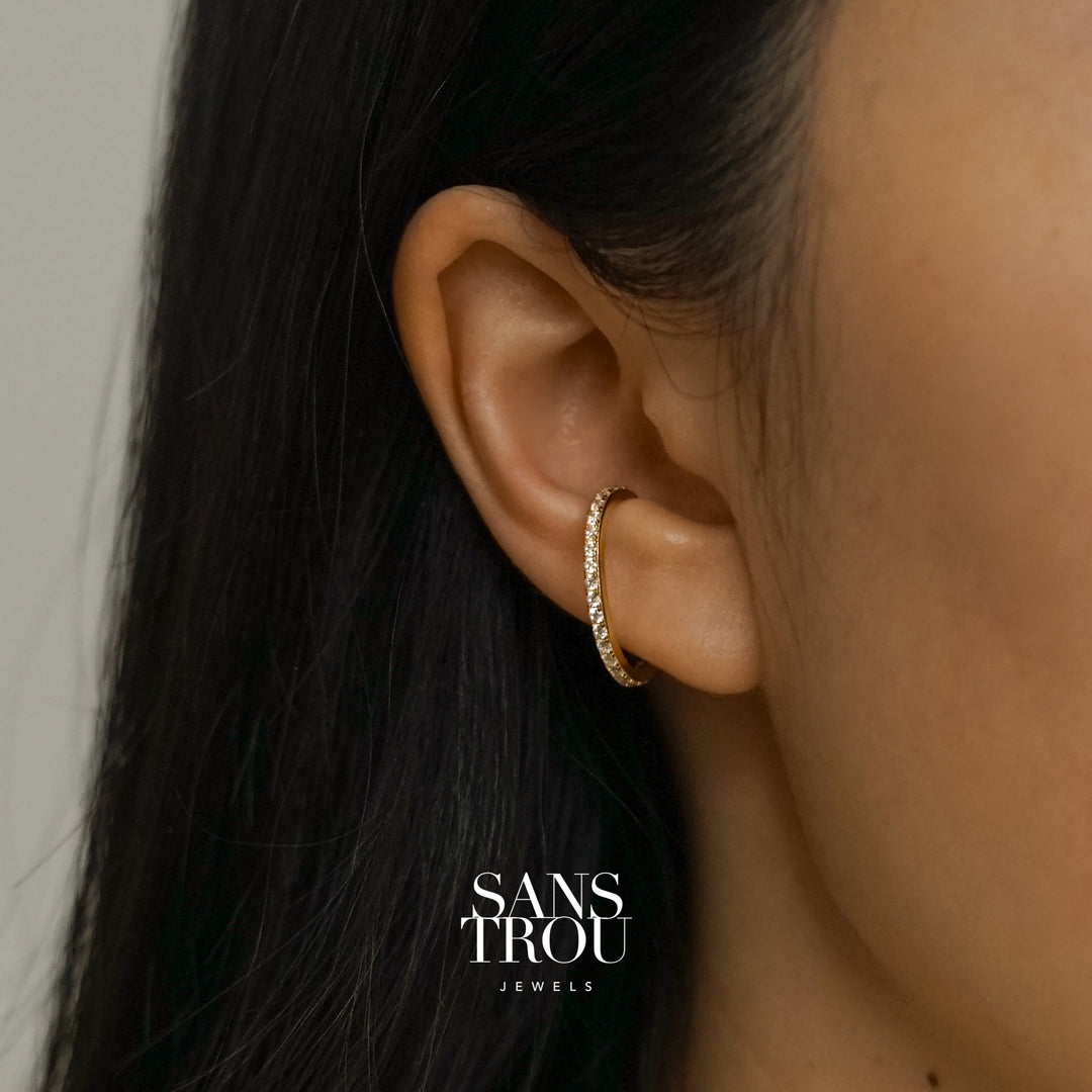 Cosima Pavé Lobe Ear Cuff