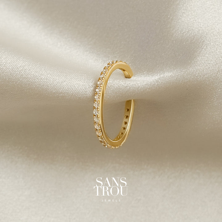 Cosima Pavé Lobe Ear Cuff