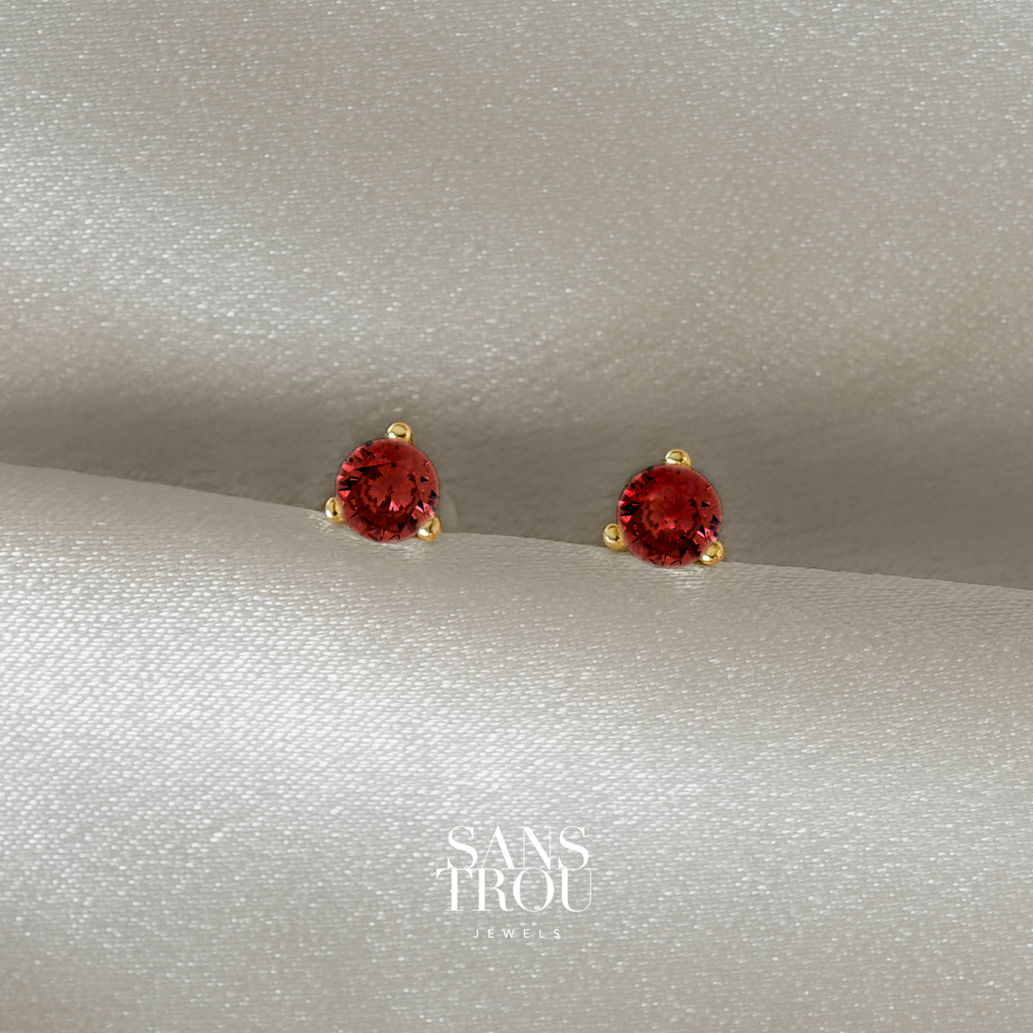 Dominique Clip-On Stud Earrings