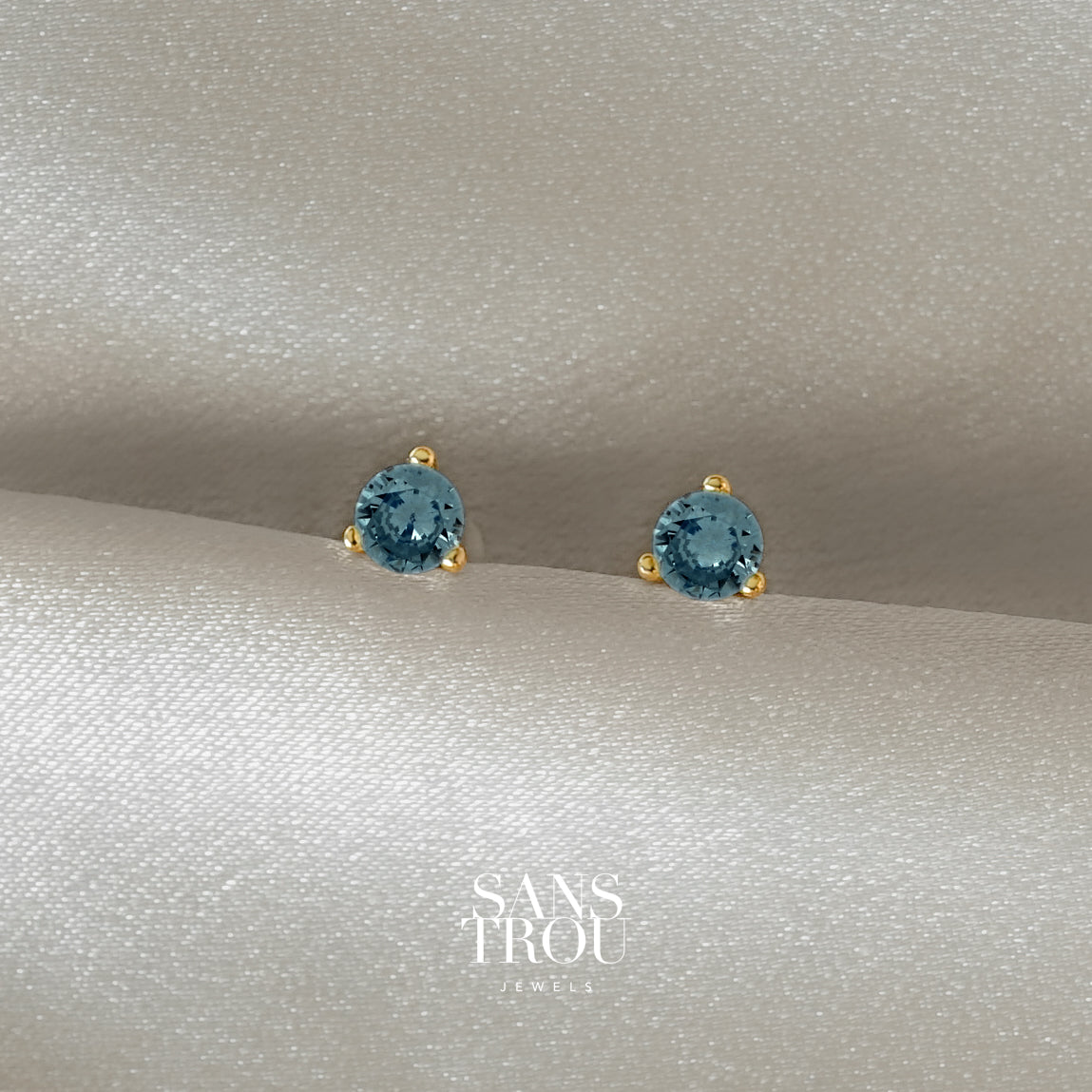 Dominique Clip-On Stud Earrings