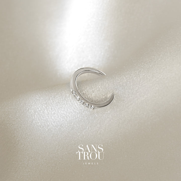 Fallon Ear Cuff - Silver