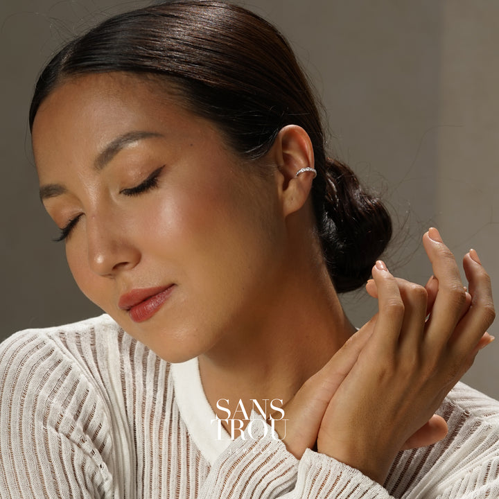 Florie Ear Cuff - Silver