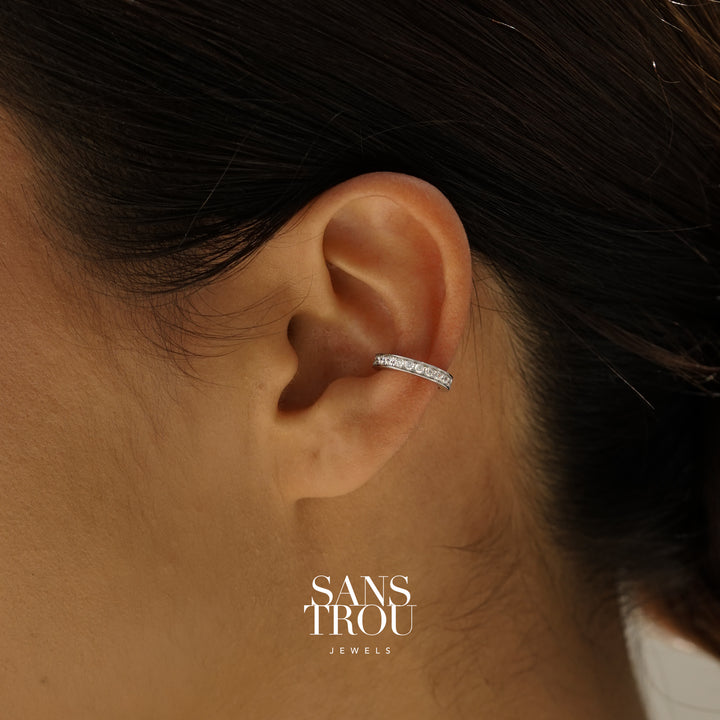 Florie Ear Cuff - Silver