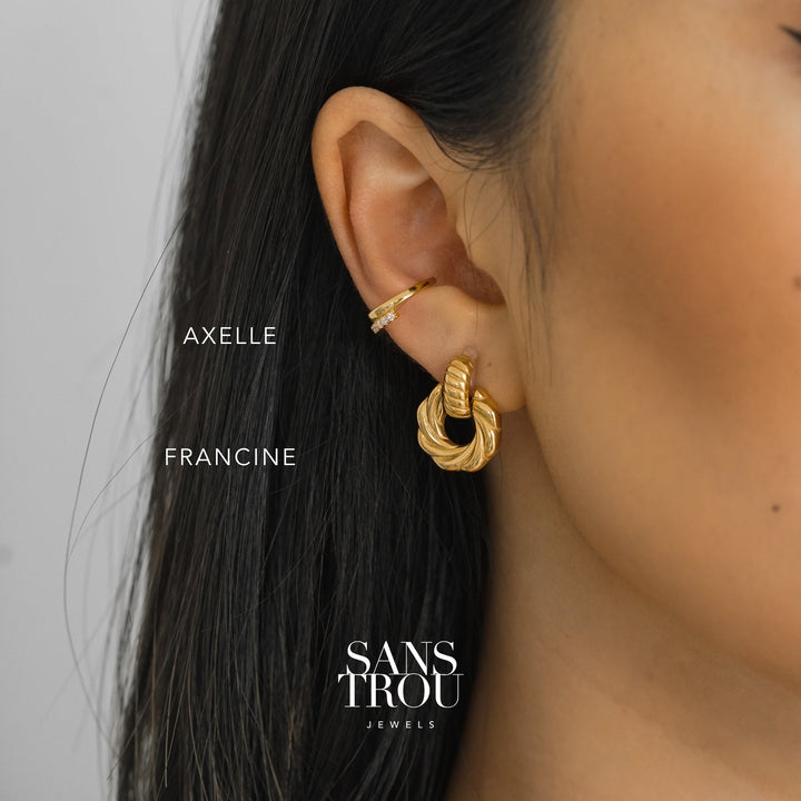 Francine Clip-On Earrings - Classic Clip (L)