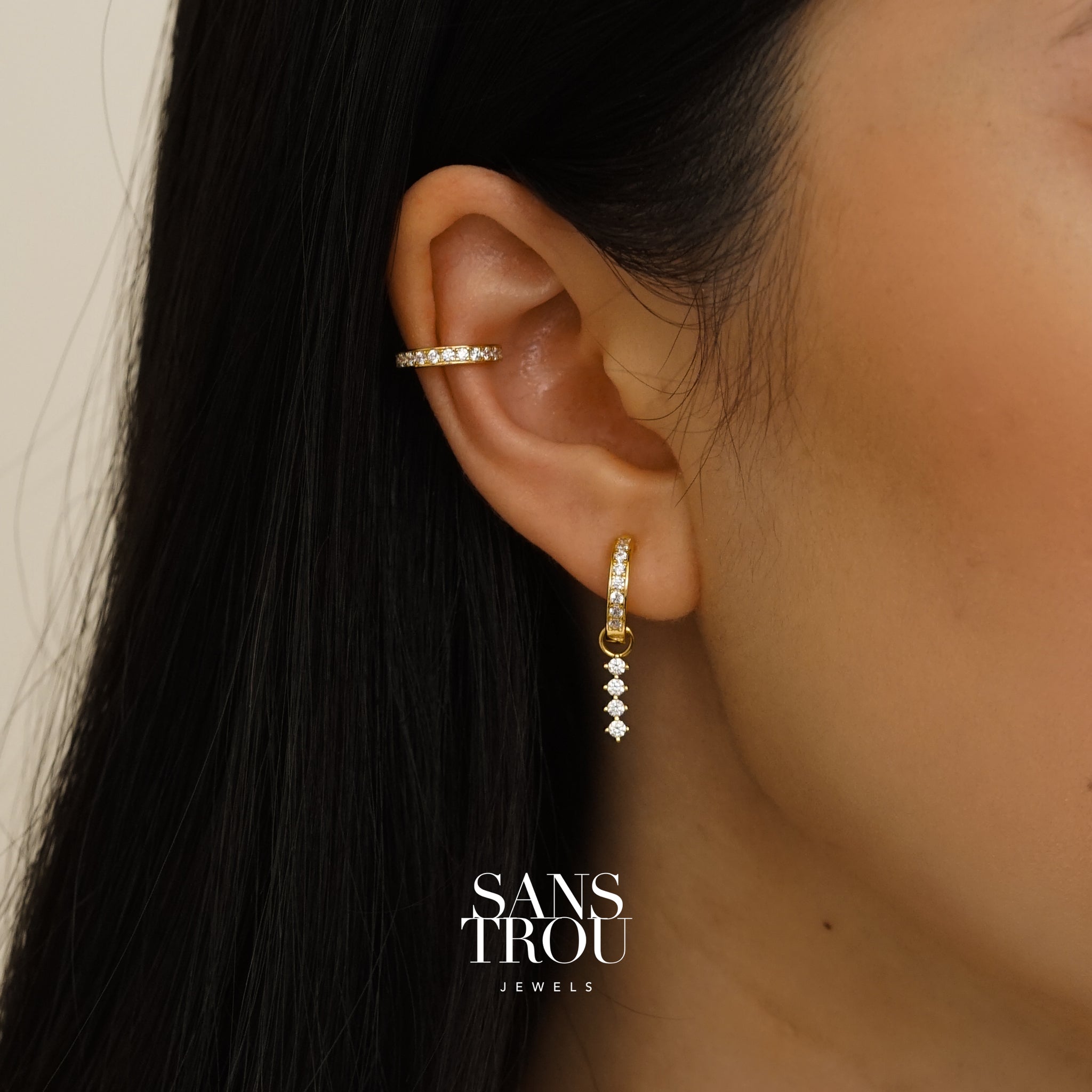 Gigi Hoop Charm - Single