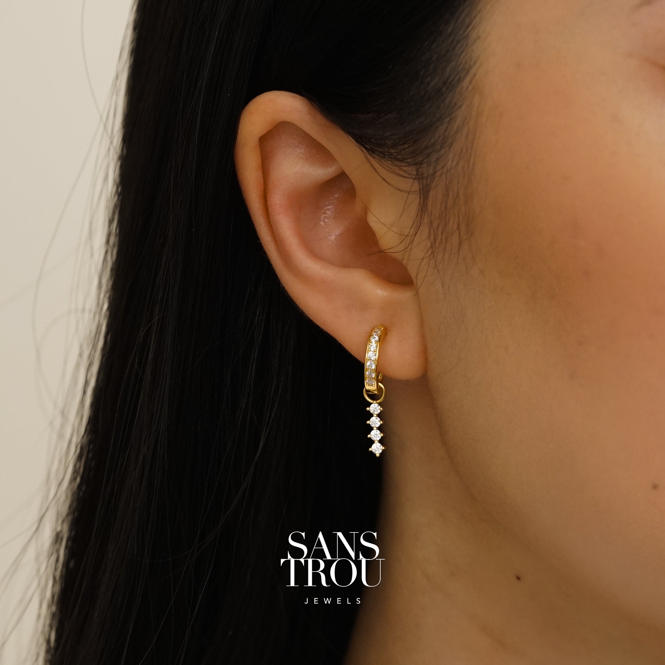 Gigi Hoop Charm - Single