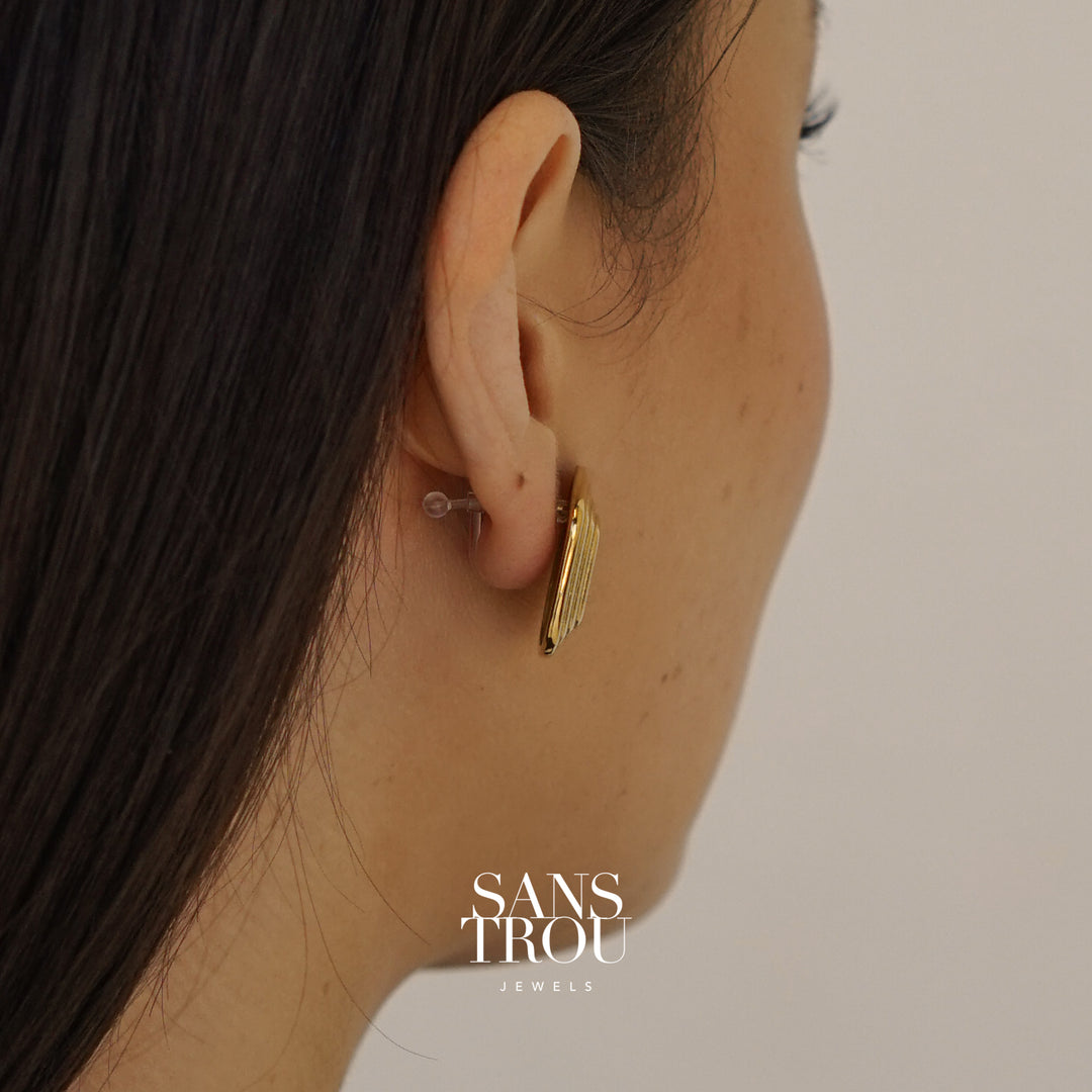 Ilsa Clip-On Earrings - Spring Clip