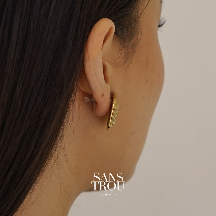 Ilsa Clip-On Earrings - Spring Clip