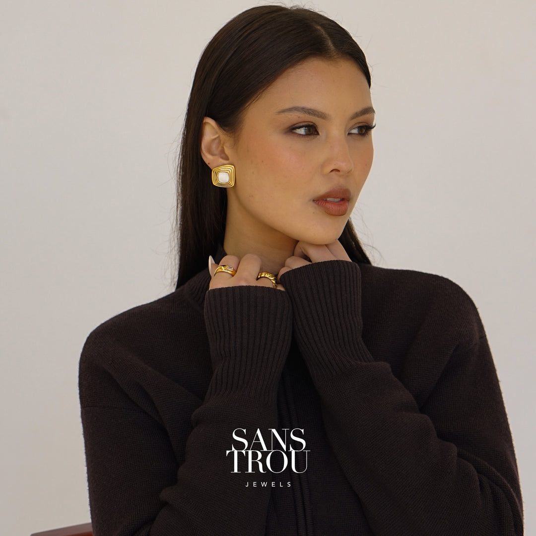 Ilsa Clip-On Earrings - Spring Clip