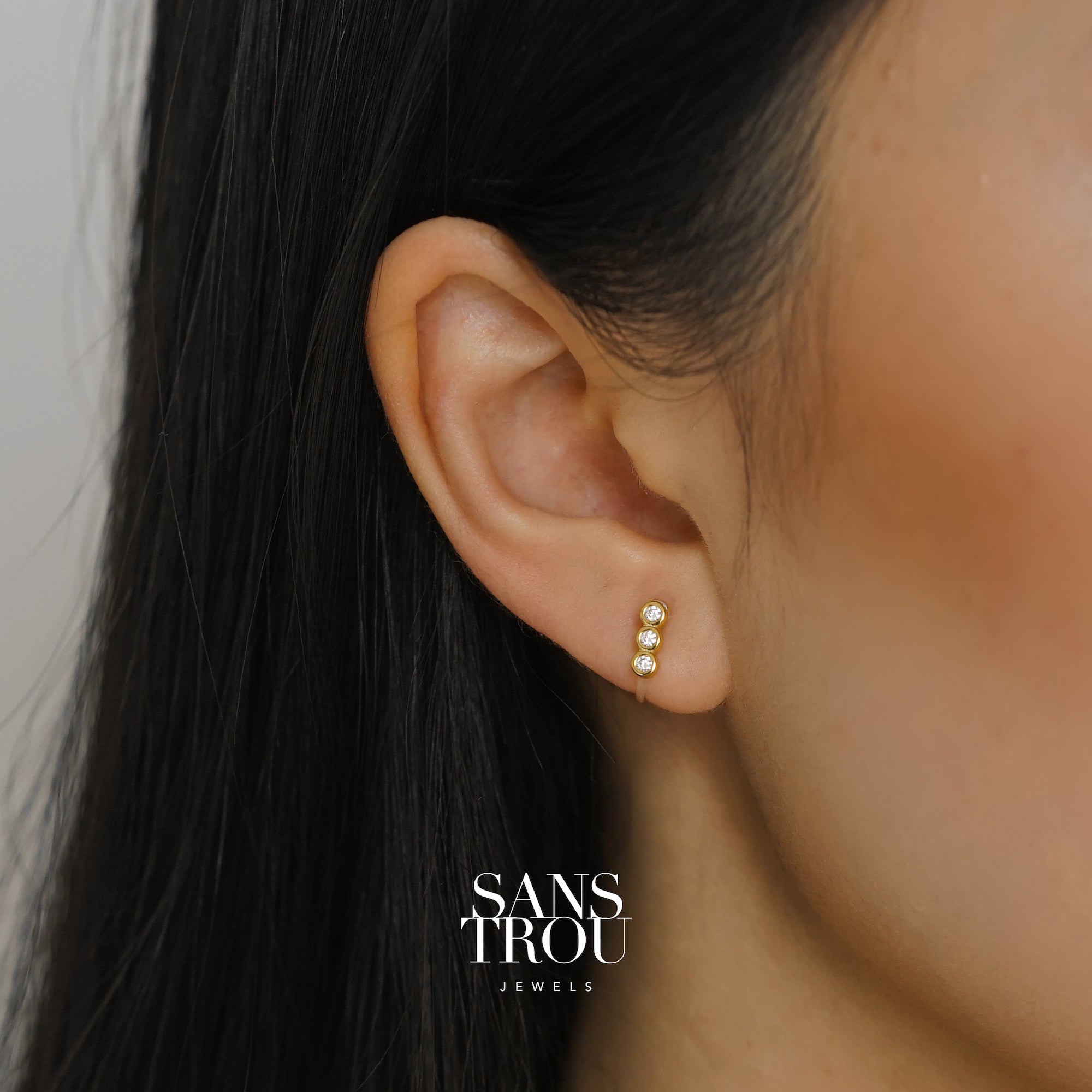 Jaida Clip-On Stud Earrings