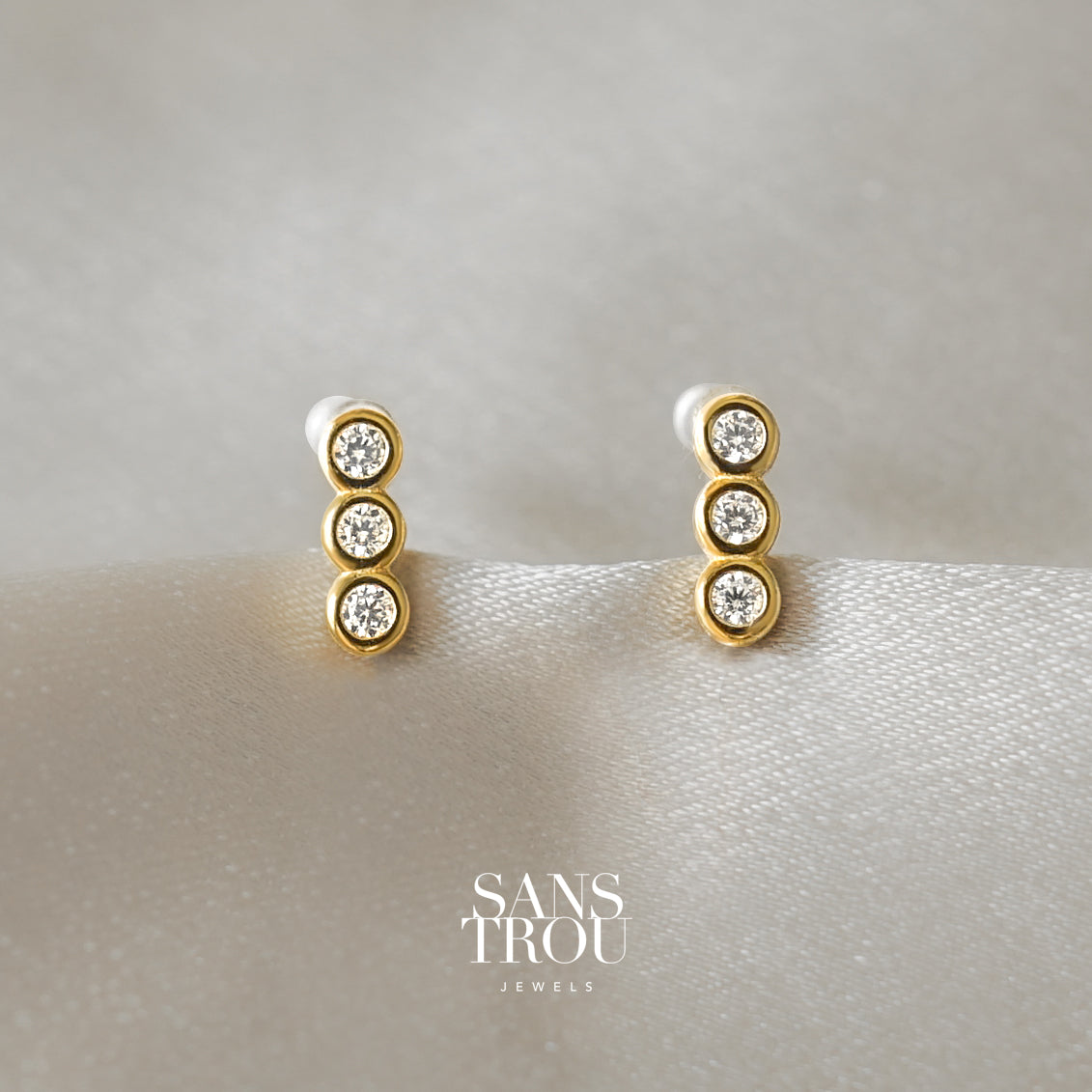 Jaida Clip-On Stud Earrings