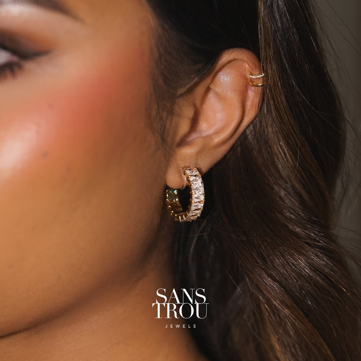 Jessalyn Clip-On Hoop Earrings