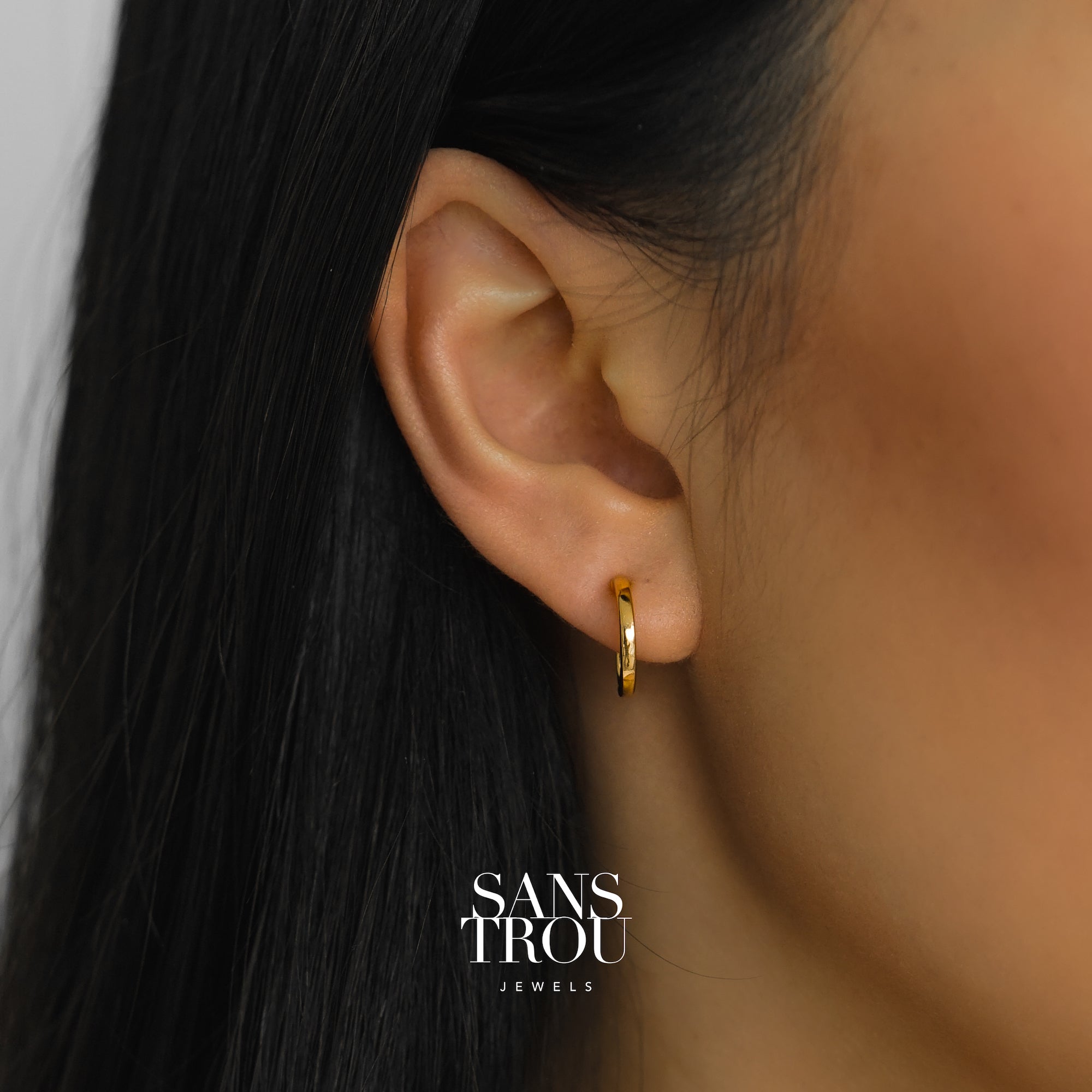 Kaia Clip-On Huggie Earrings