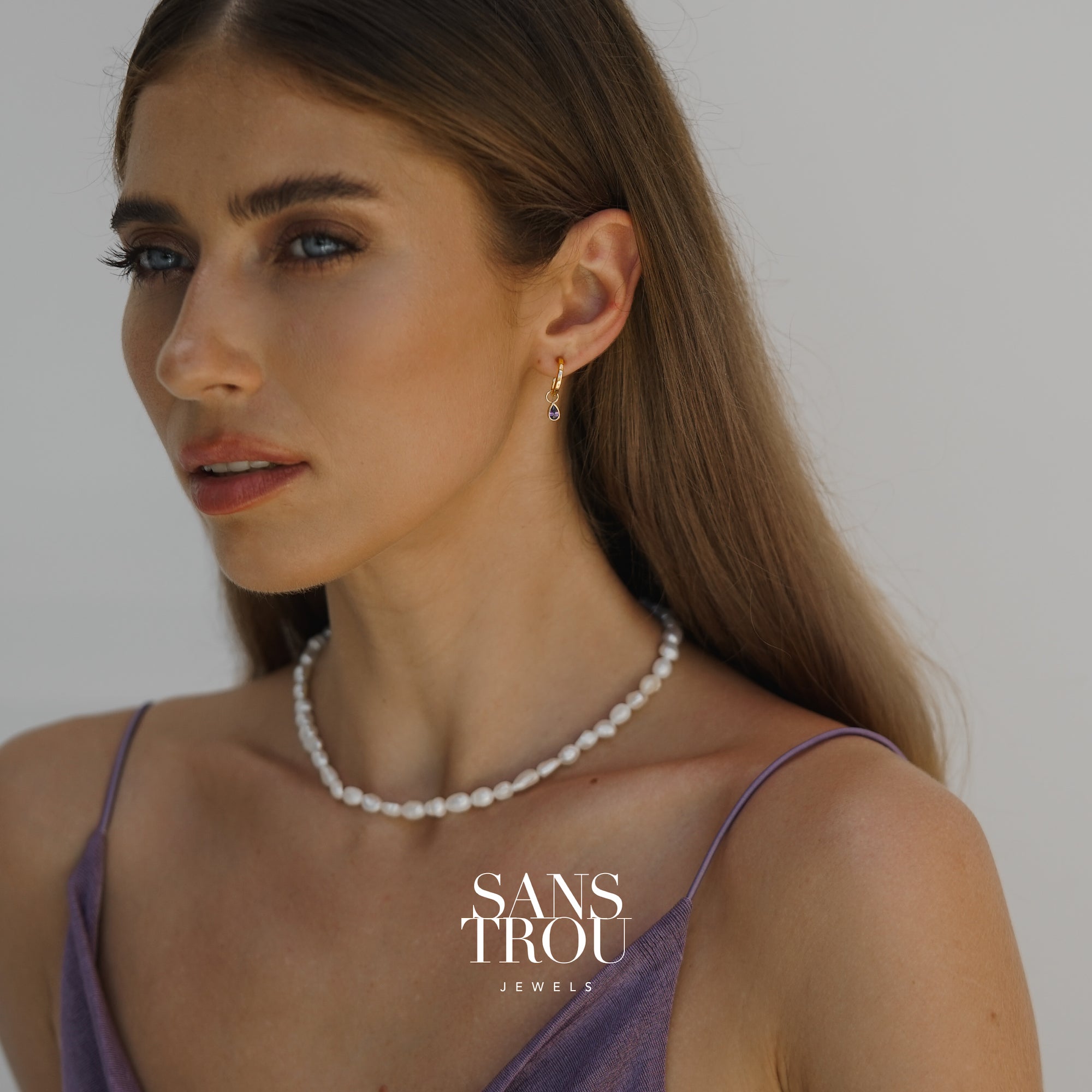 Myah Hoop Charm - Single