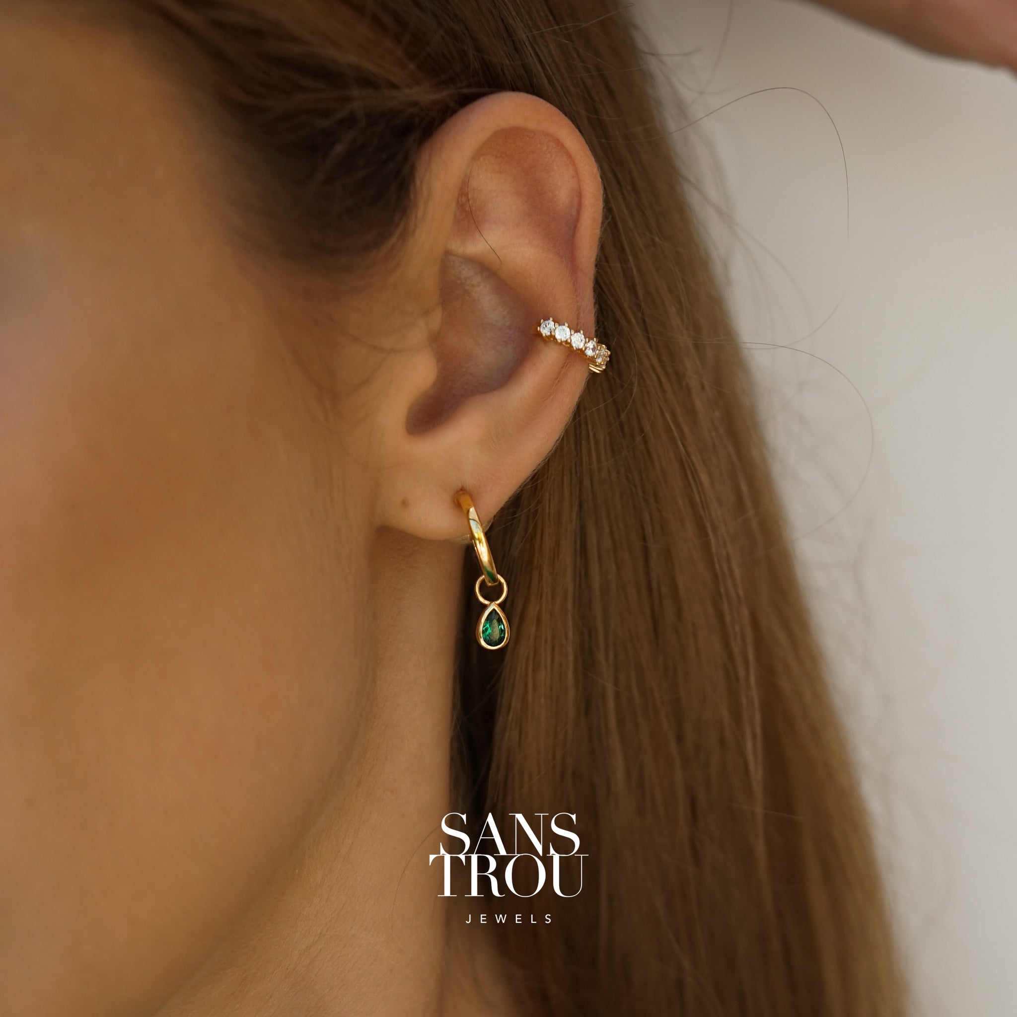 Myah Hoop Charm - Single