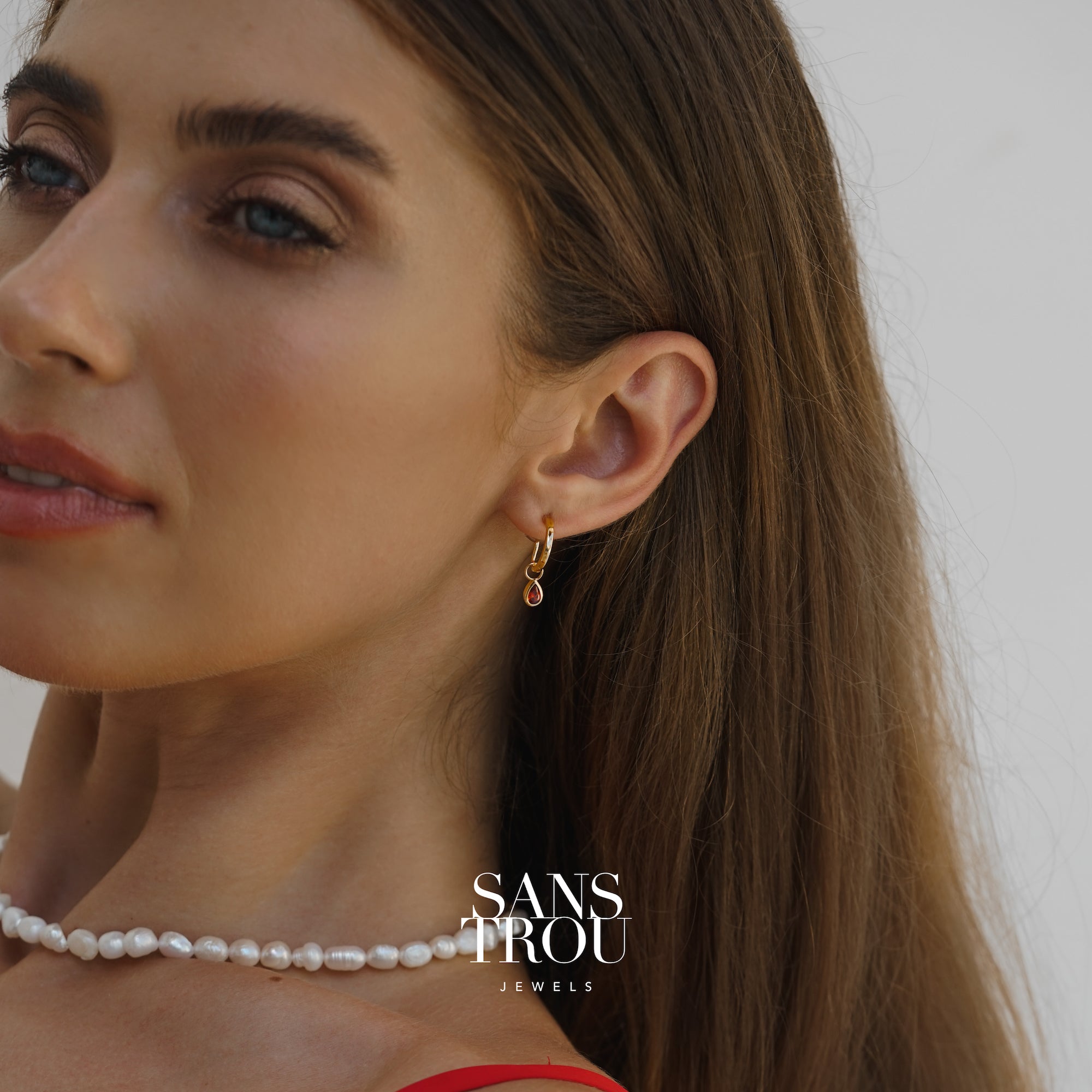 Myah Hoop Charm - Single