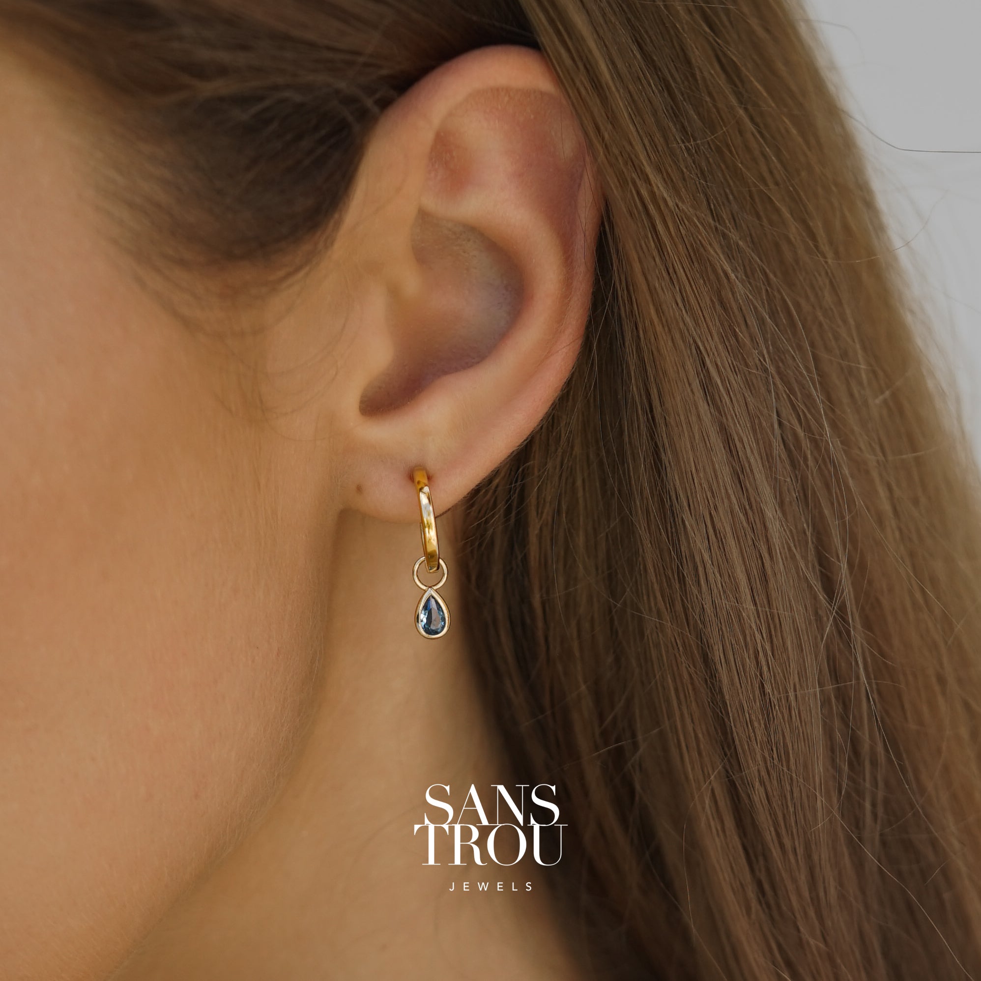 Myah Hoop Charm - Single