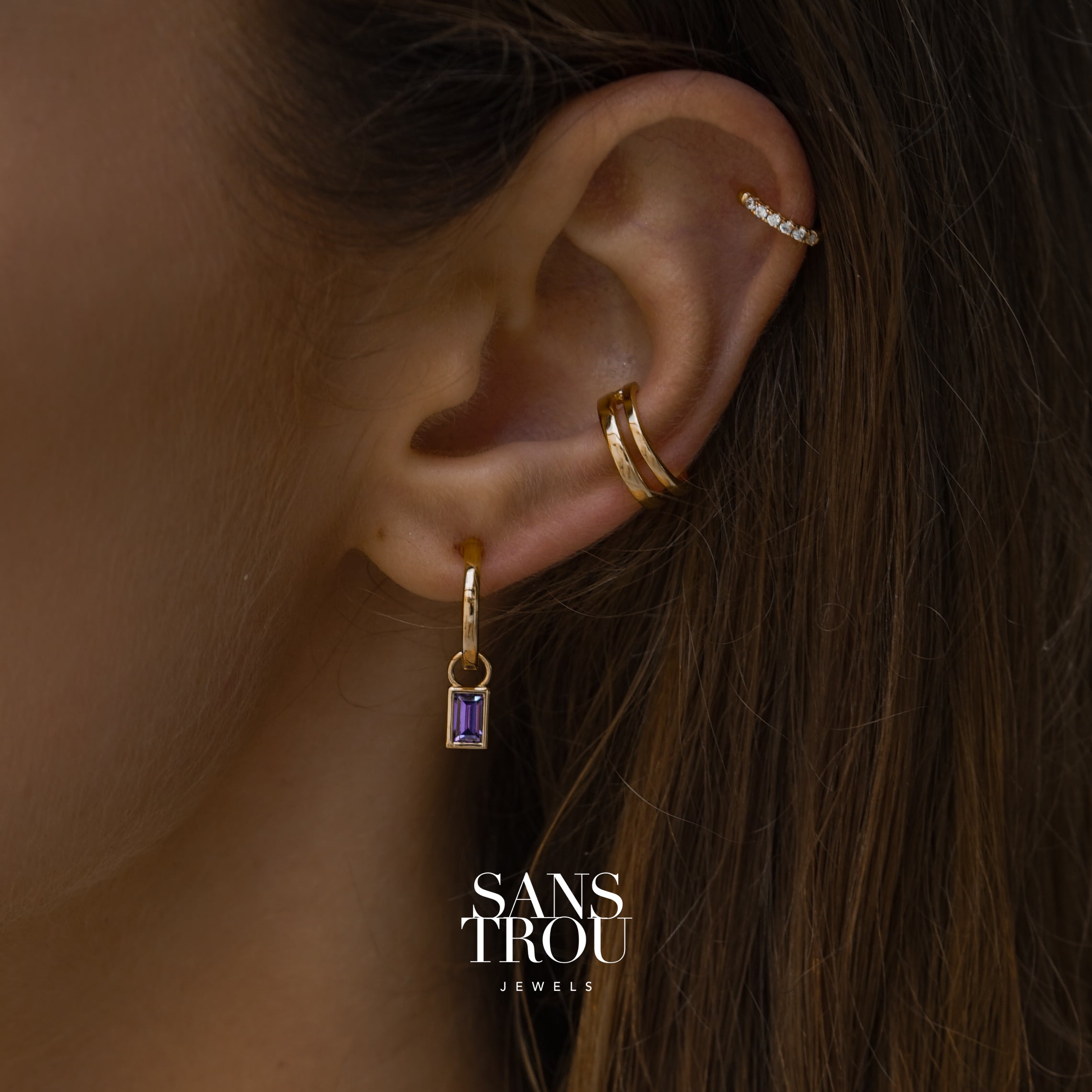 Kaia Clip-On Huggie Earrings – SANS TROU