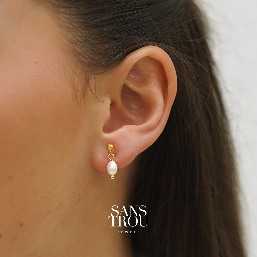 Layla Pearl Drop Earring main image 1