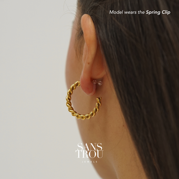 Lucie Clip-On Hoop Earrings
