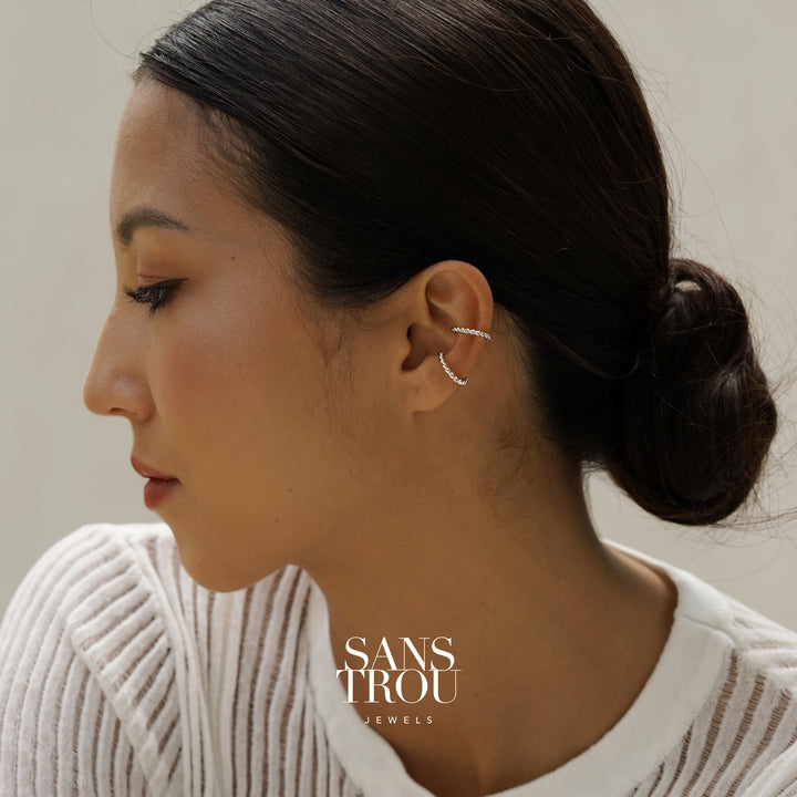 Lucie Ear Cuff - Silver