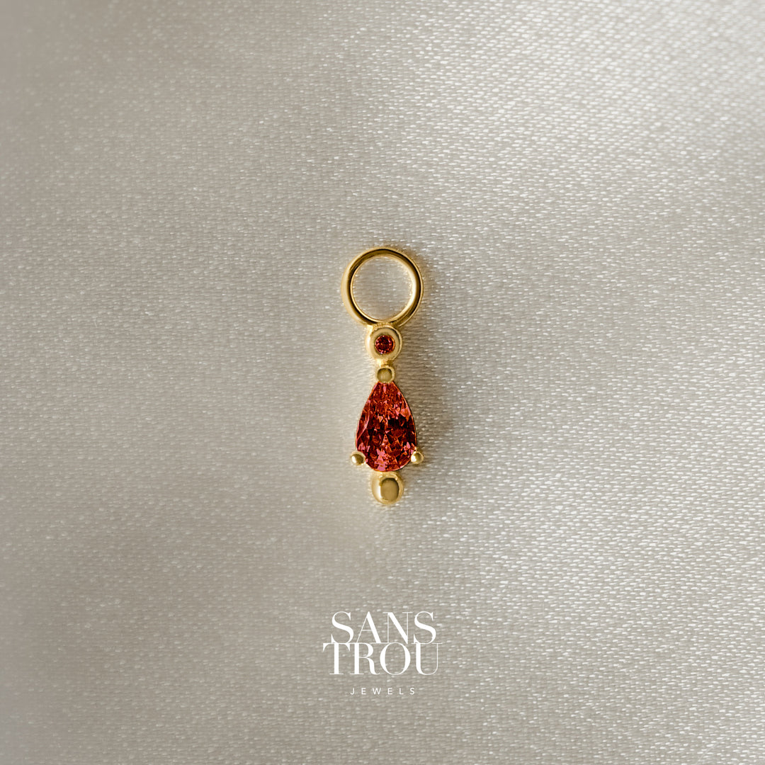 Mila Hoop Charm - Single