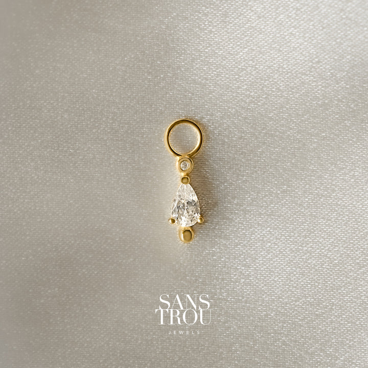 Mila Hoop Charm - Single