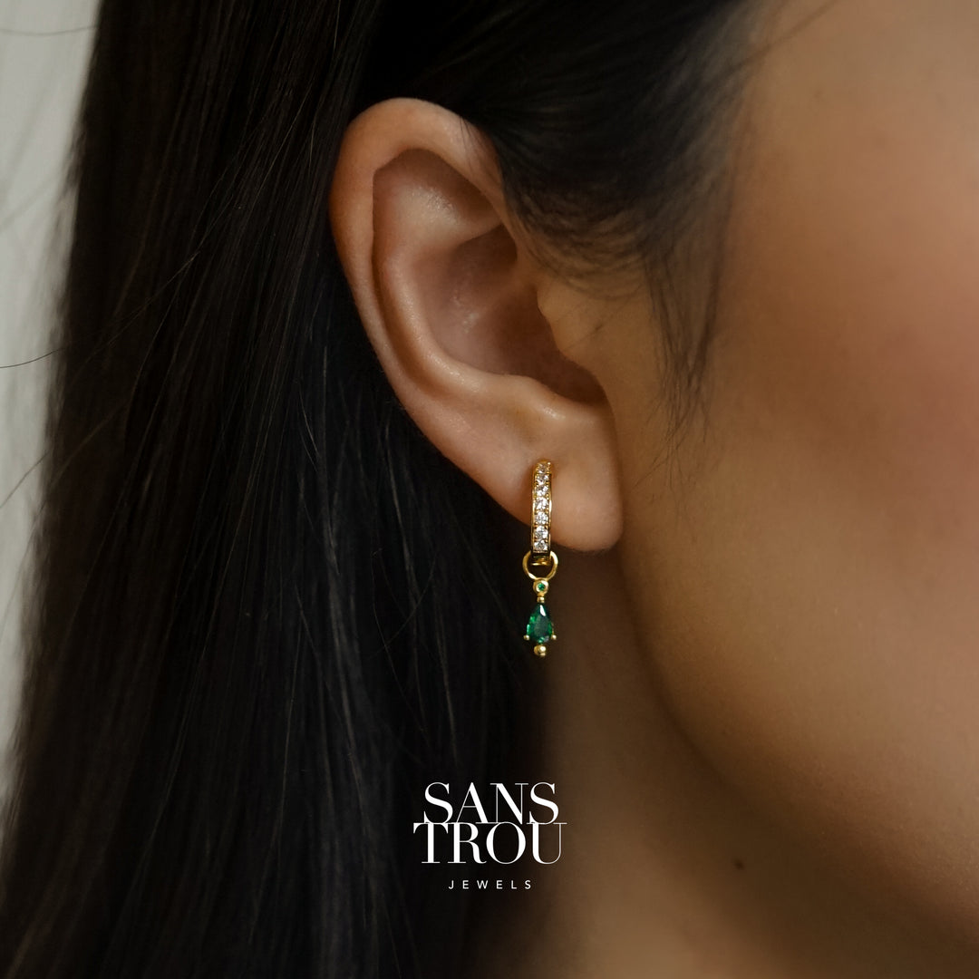 Mila Hoop Charm - Single